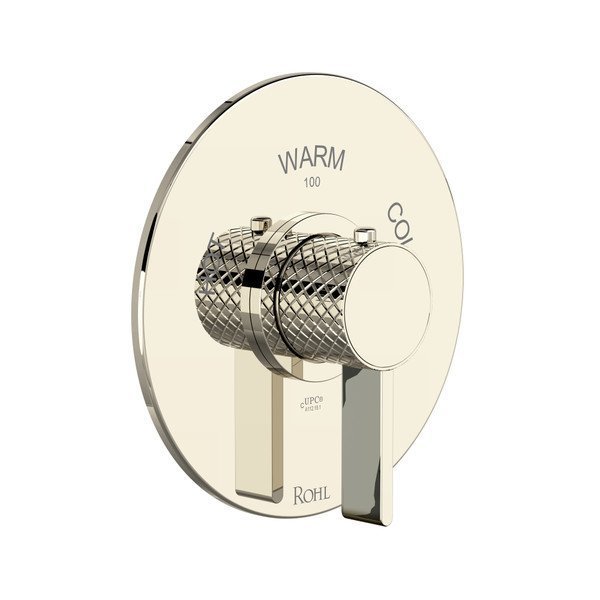 Rohl Tenerife 3/4 Thermostatic Trim Without Volume Control TTE13W1LMPN